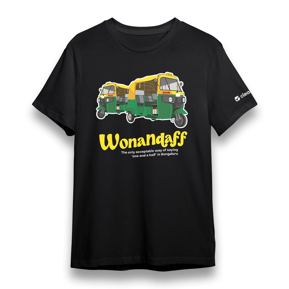 Auto Round Neck T-shirt - Black